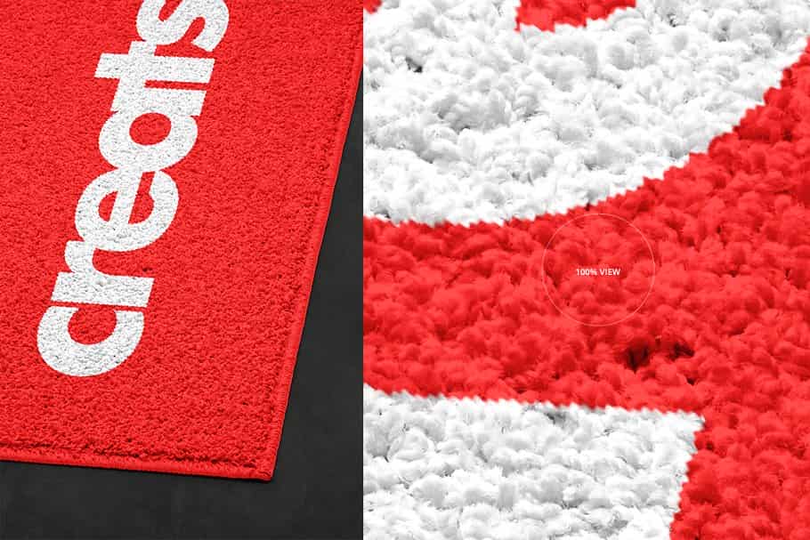 دانلود موکاپ پادری Rug Mockup Set - 1 موکاپ پادری Rug Mockup Set