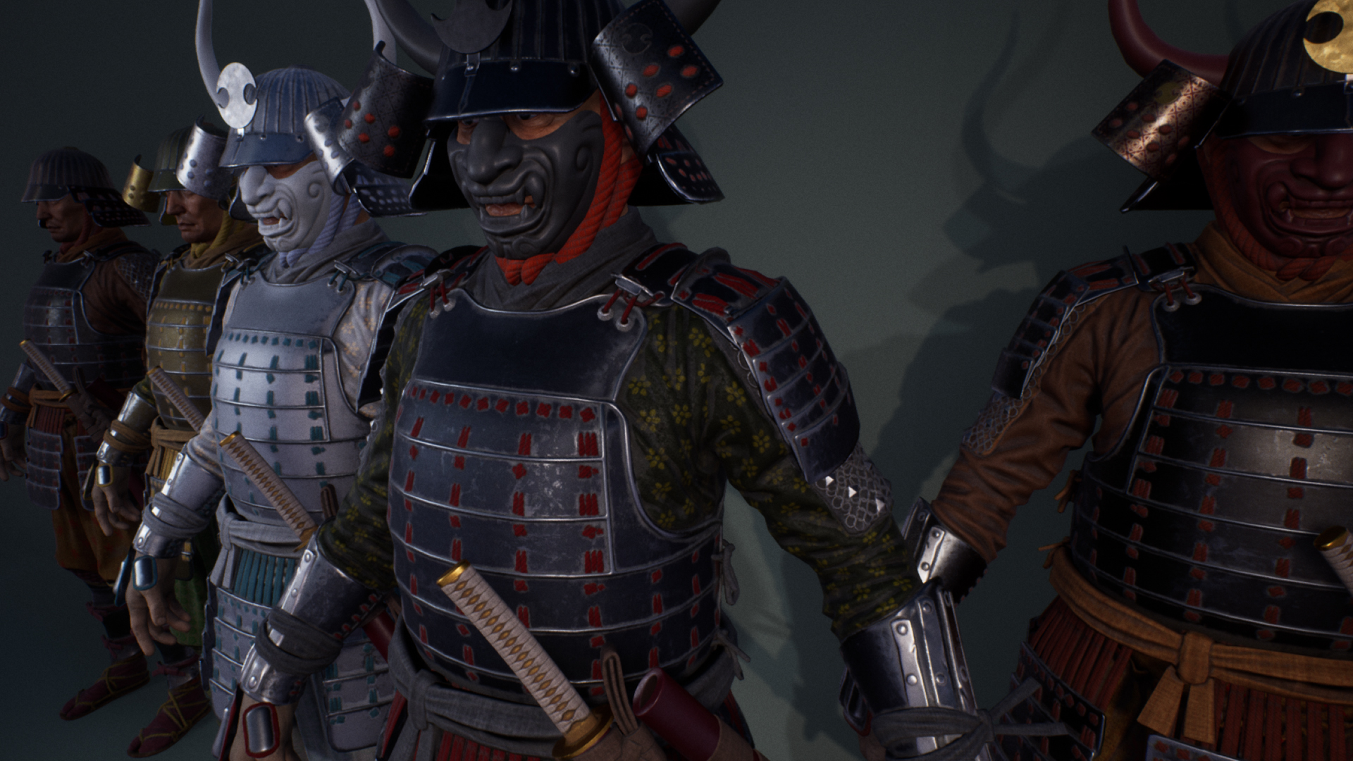 کاراکتر جنگجویان سامورایی برای آنریل انجین - 3