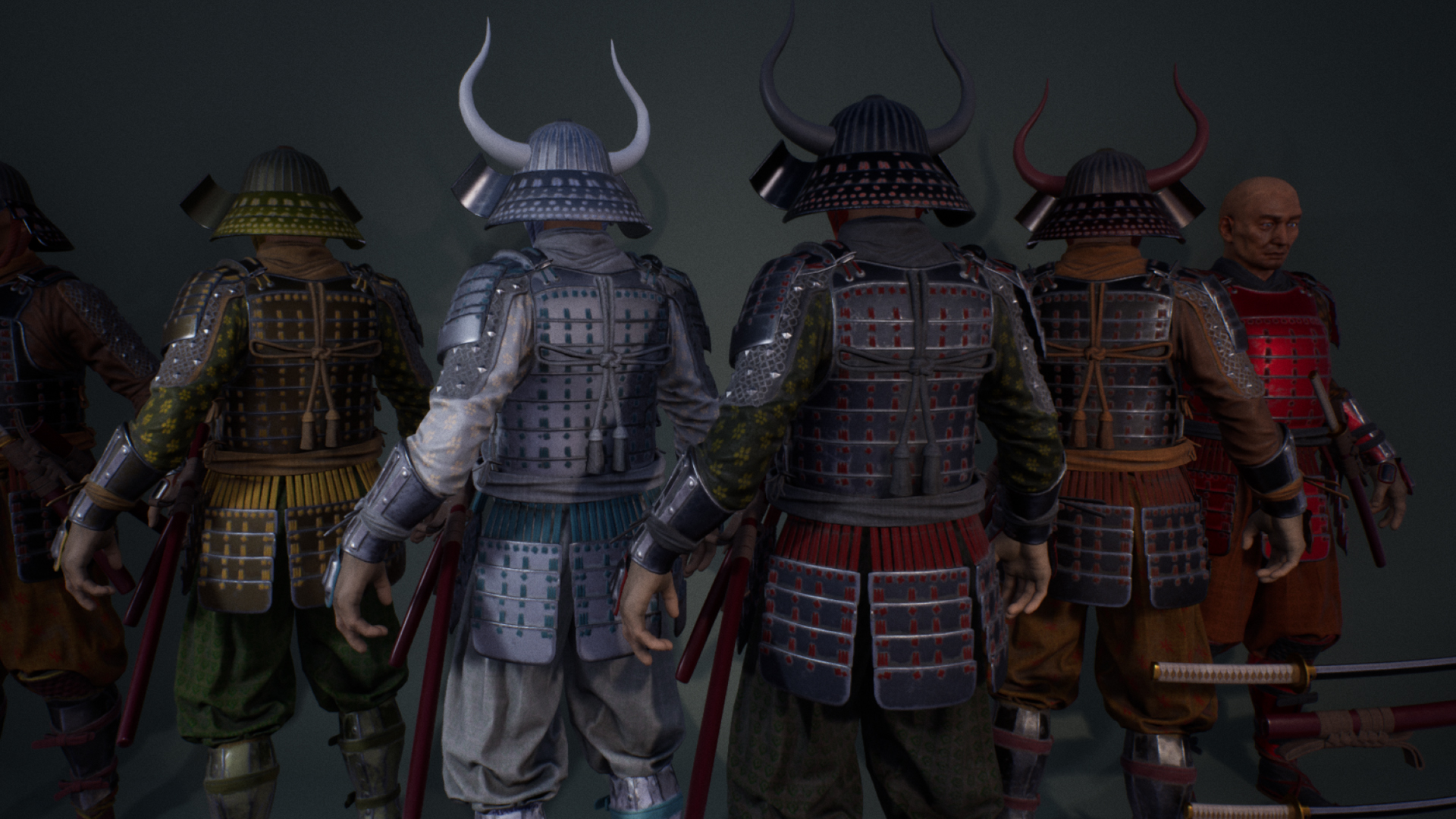 کاراکتر جنگجویان سامورایی برای آنریل انجین - 9