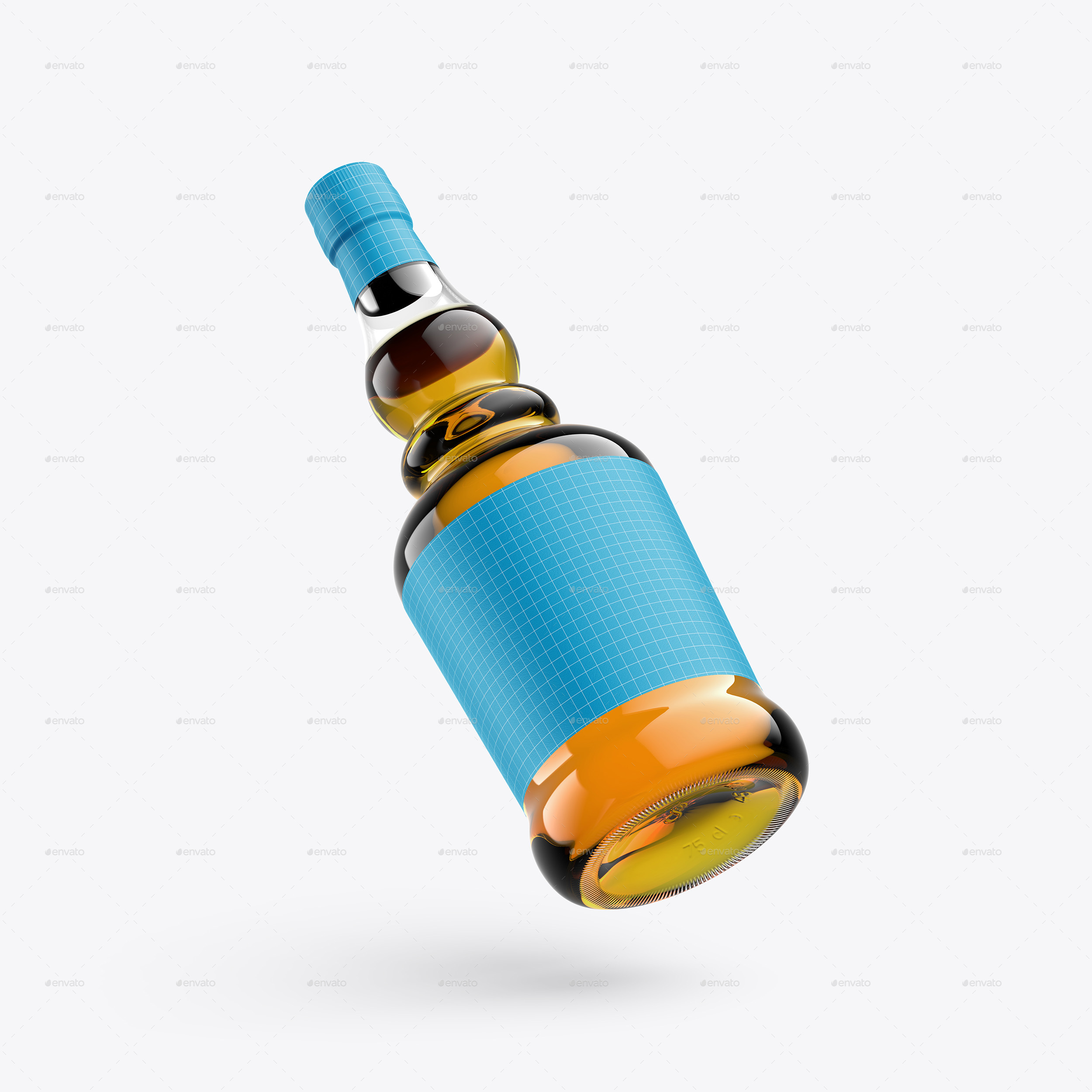 موکاپ بطری شیشه ای Scotch vol. 2