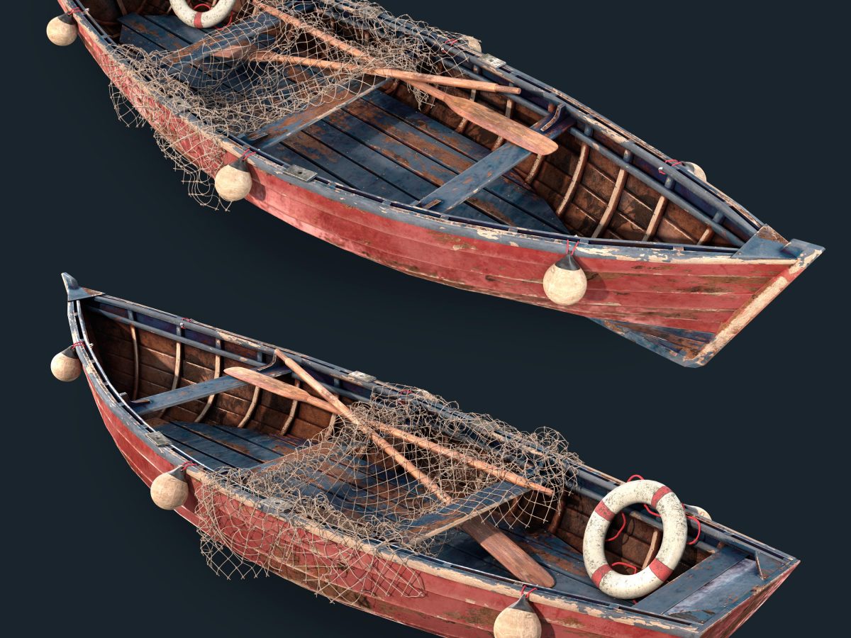 مدل سه بعدی کشتی و قایق