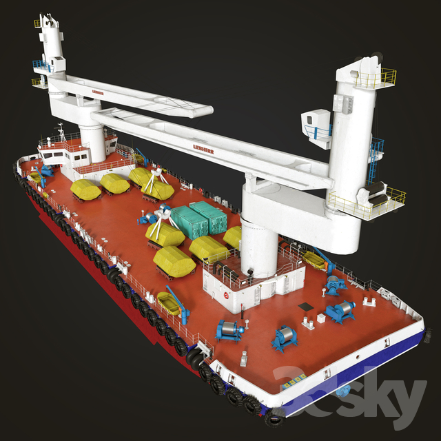 مدل سه بعدی کشتی و قایق - 12