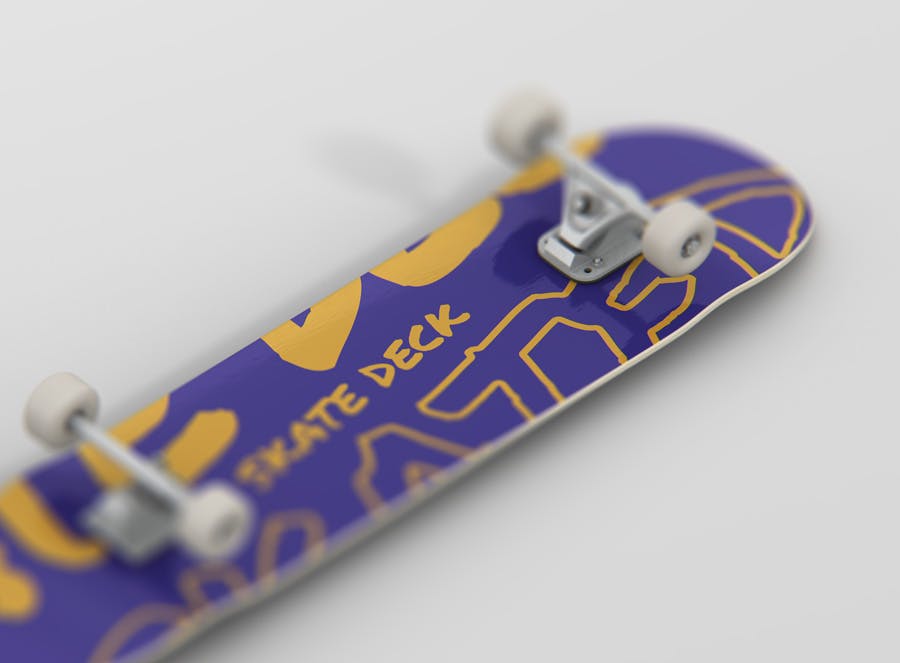 موکاپ اسکیت برد Skateboard Mockup