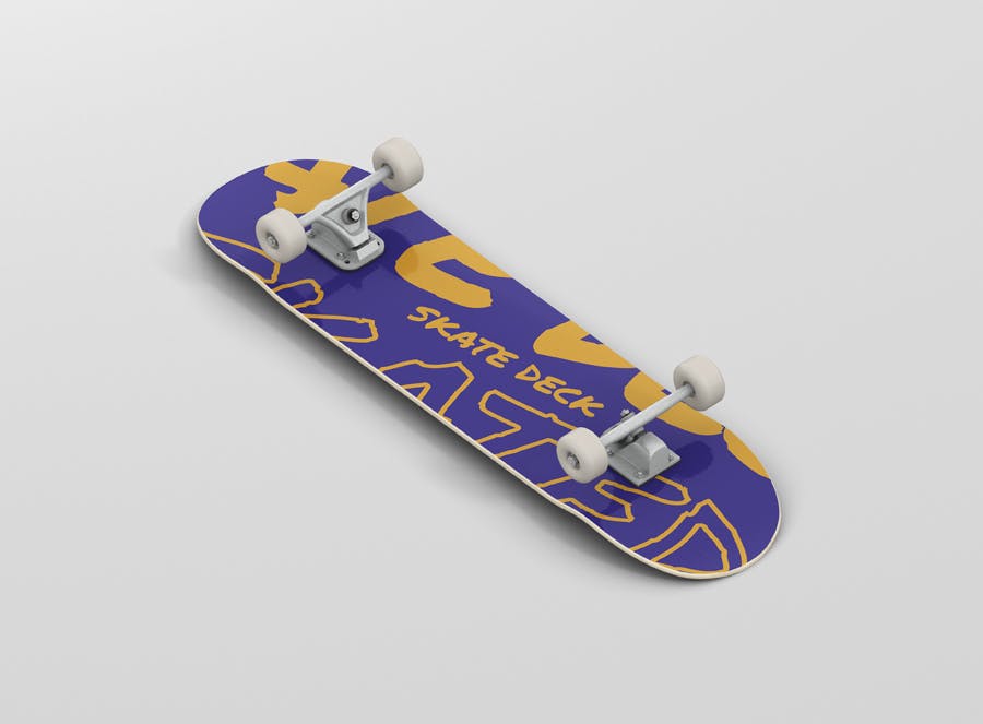 موکاپ اسکیت برد Skateboard Mockup