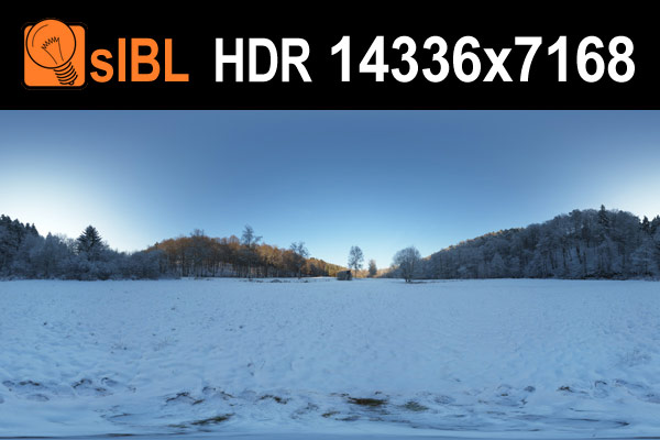تصاویر HDRI جاده برفی - 4