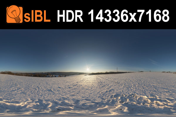 تصاویر HDRI جاده برفی - 6