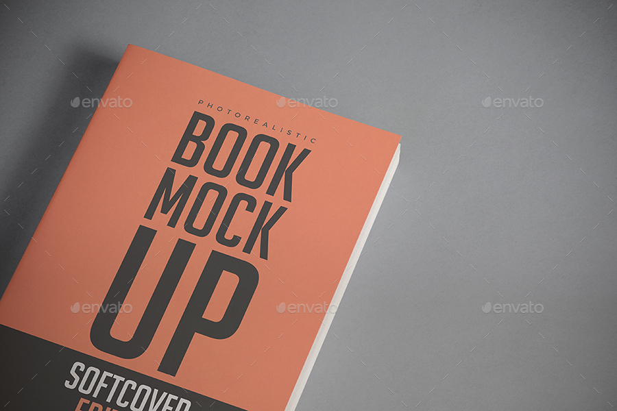 موکاپ کتاب Softcover Book Mock-up