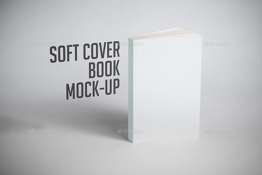 موکاپ کتاب Softcover Book Mock-up - 11