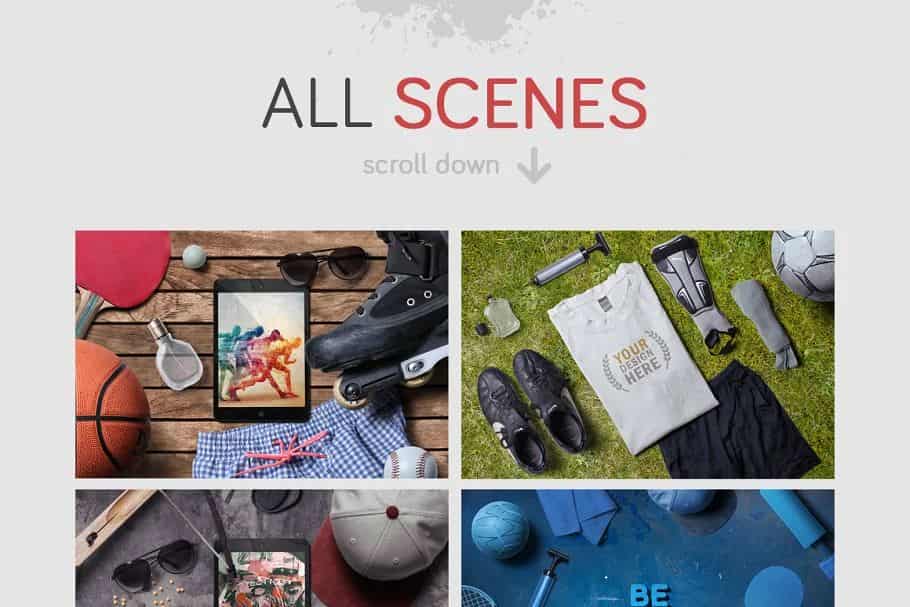جعبه ابزار ساخت موکاپ ورزشی Sport Scene Generator
