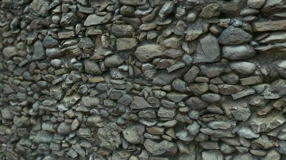 تکسچر تایل فتوگرامتری دیوار سنگی