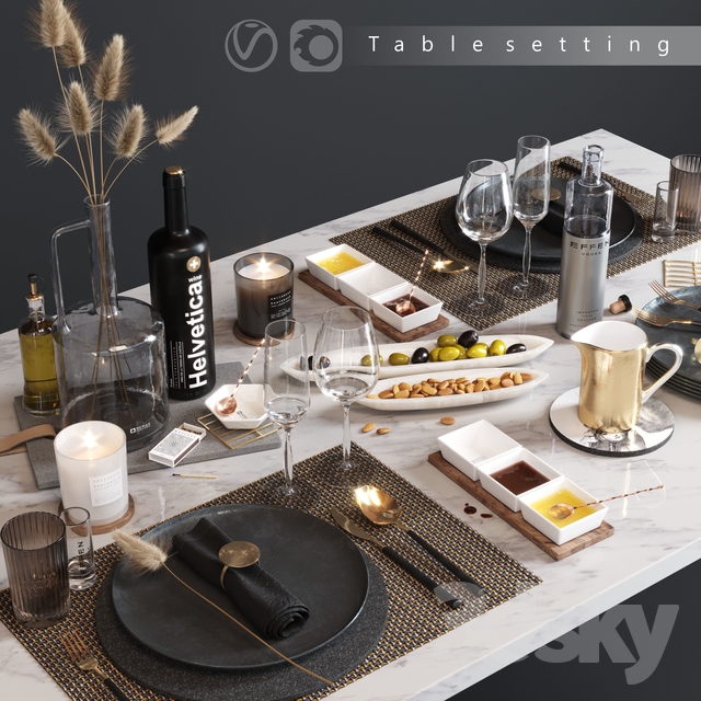 دانلود 29 مدل سه بعدی میز غذا - 4