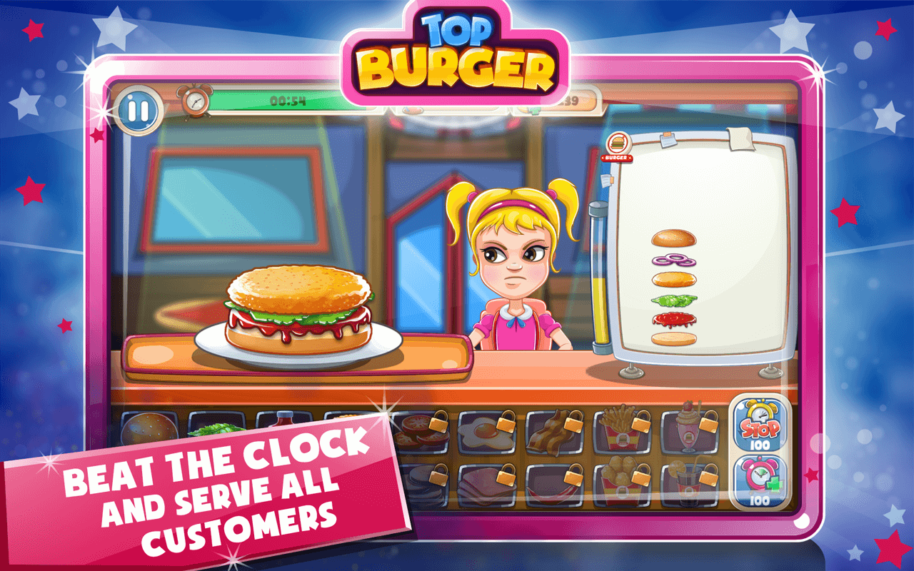 بازی Top Burger Chef برای یونیتی - 3