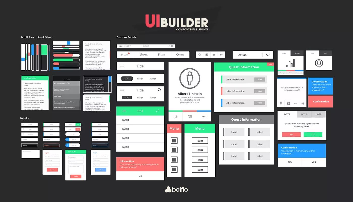 پروژه UI Builder برای یونیتی - 9