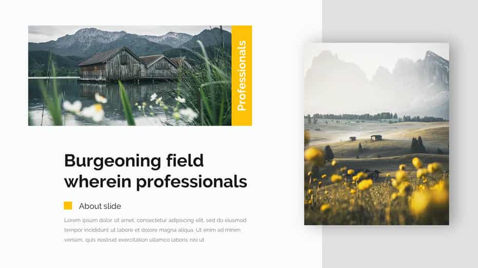 قالب پاورپوینت Unisa Creative Powerpoint Template