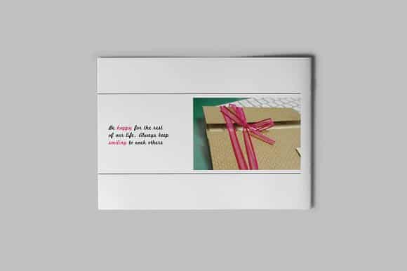 قالب ایندیزاین آلبوم عکس عروسی Wedding Album Template - 5