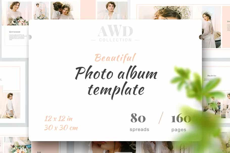 فایل لایه باز آلبوم عکس عروسی Wedding Album Template - 7