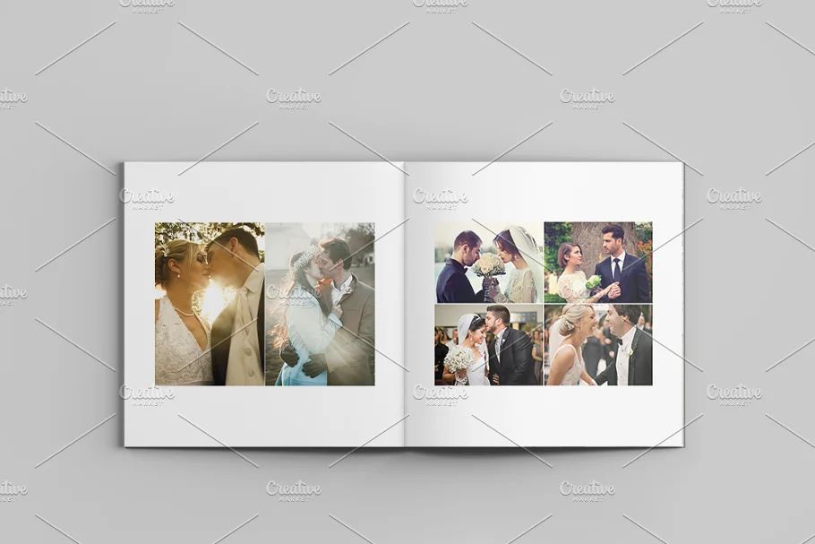 فایل لایه باز آلبوم عکس عروسی Wedding Photo Album Template