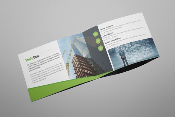 قالب ایندیزاین بروشور Wonderpro – A5 Business Brochure