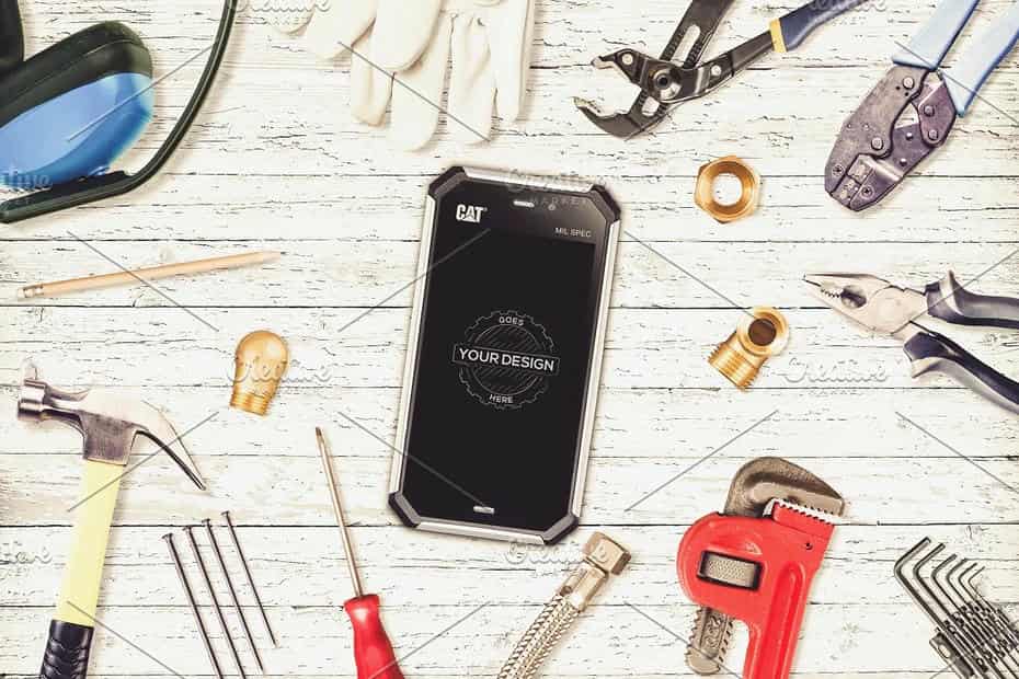 جعبه ابزار ساخت موکاپ ابزار آلات