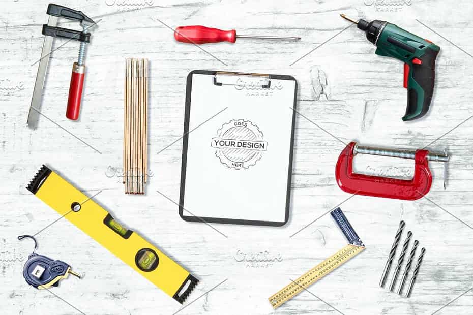 جعبه ابزار ساخت موکاپ ابزار آلات - 5